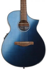 Ibanez AEWC32FM Acoustic-Electric Guitar - Indigo Sunset Fade