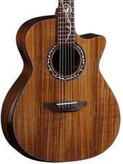 Luna Vineyard Koa Bevel Grand Auditiorium Acoustic-electric Guitar - Gloss Natural