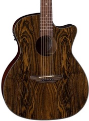 Luna Gypsy Exotic Caidie Acoustic-electric Guitar - Gloss Natural