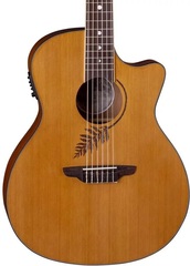 Luna Woodland Cedar Nylon Acoustic-electric Guitar - Satin Natural