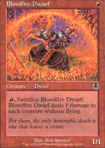 Bloodfire Dwarf - Foil