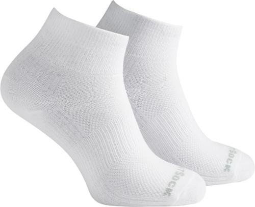WRIGHTSOCK - CoolMesh II Quarter Socks - WHITE