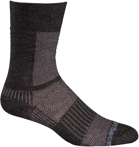 WRIGHTSOCK - CoolMesh II Crew Socks - BLACK MARL