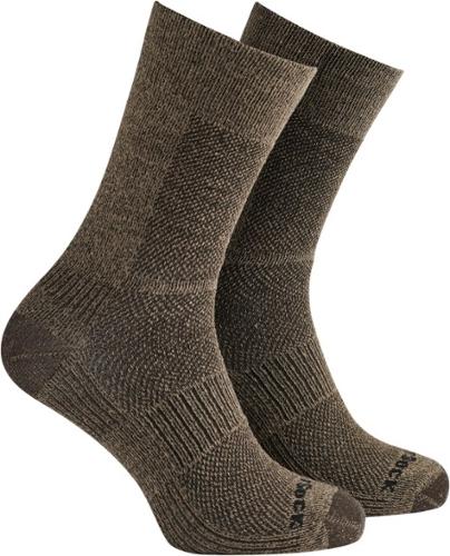 WRIGHTSOCK - CoolMesh II Crew Socks - KHAKI TWIST