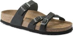 Birkenstock - Franca Sandals - Women's - BLACK OILED LEATHER