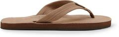 Rainbow Sandals - Premier Leather Single-Layer Arch Support Flip-Flops - Women's - DARK BROWN