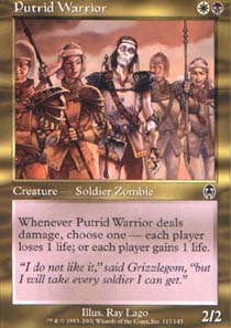 Putrid Warrior - Foil