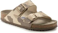 Birkenstock - Arizona Soft-Footbed Camo Sandals - Women's - CAMO GREY TAUPE