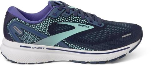 Brooks - Ghost 14 Road-Running Shoes - Womens - PEACOAT/YUCCA/NAVY