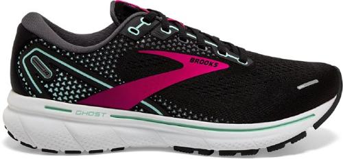 Brooks - Ghost 14 Road-Running Shoes - Womens - BLACK/PINK/YUCCA