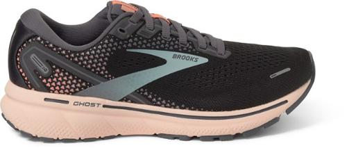 Brooks - Ghost 14 Road-Running Shoes - Womens - BLACK/PEARL/PEACH
