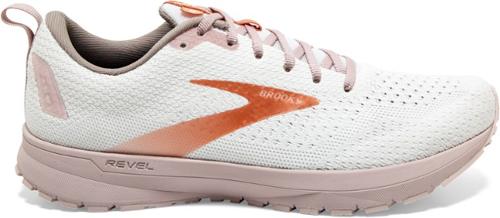 Brooks - Revel 4 Road-Running Shoes - Womens - WHITE/HUSHED VIOLET/COPPER