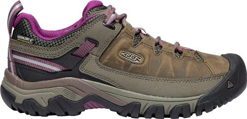 KEEN - Targhee III Waterproof Hiking Shoes - Womens - WEISS/BOYSENBERRY