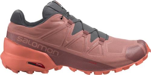 Salomon - Speedcross 5 Trail-Running Shoes - Womens - BRICK DUST/PERSIMMON/PERSIMMON