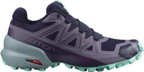 Salomon - Speedcross 5 Trail-Running Shoes - Womens - EVENING BLUE/CADET/YUCCA