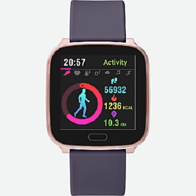 Timex Active Resin Strap Smartwatch - Purple