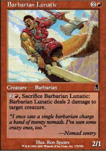 Barbarian Lunatic - Foil