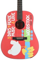 Martin DX Woodstock 50th Anniversary - Woodstock Design
