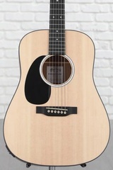 Martin D Jr-10E Left-Handed Acoustic-Electric Guitar - Natural Spruce