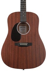 Martin D-10E Road Series Left-Handed Acoustic-Electric Guitar - Natural Sapele
