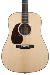Martin D-10E Road Series Left-Handed Acoustic-Electric Guitar - Natural Sitka Spruce