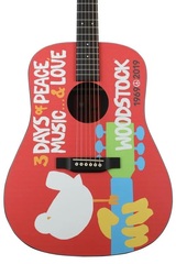Martin DX Woodstock 50th Anniversary Left-handed - Woodstock Design