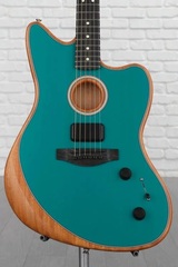 Fender American Acoustasonic Jazzmaster Acoustic-electric Guitar - Ocean Turquoise