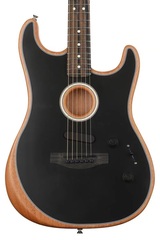 Fender American Acoustasonic Stratocaster Acoustic-electric Guitar - Black