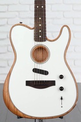 Fender Acoustasonic Player Telecaster Acoustic-electric Guitar - Arctic White with Rosewood Fingerboard