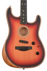 Fender American Acoustasonic Stratocaster Acoustic-electric Guitar - 3-Color Sunburst