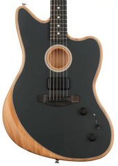 Fender American Acoustasonic Jazzmaster Acoustic-electric Guitar - Tungsten