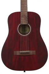 Fender FA-15 3/4 Scale Steel Acoustic Guitar - Red