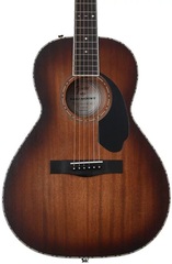 Fender PS-220E Parlor Acoustic-electric Guitar - Aged Cognac Burst