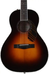 Fender PS-220E Parlor Acoustic-electric Guitar - 3-tone Vintage Sunburst