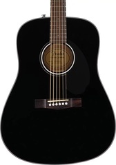 Fender CD-60S Dreadnought Acoustic Guitar - Black