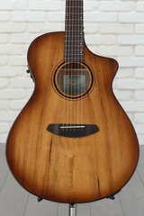 Breedlove ECO Pursuit Exotic S Concert CE Acoustic-electric Guitar - Amber Myrtlewood