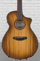 Breedlove ECO Pursuit Exotic S Concert CE Acoustic-Electric Guitar - Sweetgrass Myrtlewood