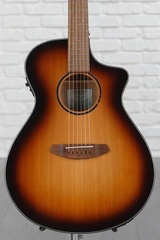 Breedlove ECO Discovery S Concert CE Acoustic-Electric Guitar - Edgeburst Red Cedar/African Mahogany