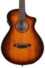 Breedlove ECO Pursuit Exotic S Concertina CE Acoustic-Electric Guitar - Tiger's Eye Myrtlewood