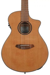 Breedlove ECO Discovery S Concert CE Nylon String Acoustic-Electric Guitar - Red Cedar/African Mahogany