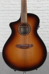 Breedlove ECO Discovery S Concert CE Left-handed Acoustic-Electric Guitar - Edgeburst Red Cedar/African Mahogany