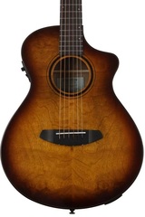 Breedlove ECO Pursuit Exotic S Companion CE Acoustic-Electric Guitar - Tiger's Eye Myrtlewood