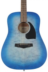 Ibanez PF18 Acoustic Guitar - Weathered Denim Blue