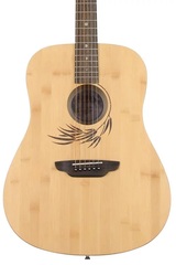 Luna Woodland Bamboo Dreadnought - Satin Natural