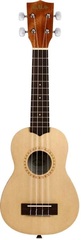 Kala KA-15S-S Spruce Top Soprano Ukulele - Satin Mahogany