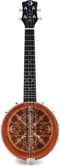 Luna 8 Inch Uke Banjolele - Tobacco Burst