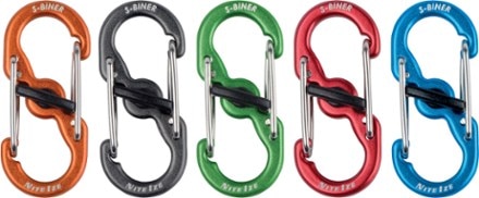 Nite Ize - MicroLock S-Biner Keychains - Package of 5