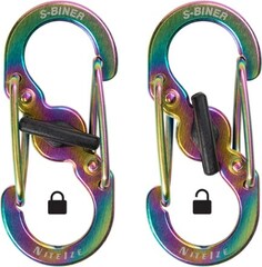Nite Ize - S-Biner Aluminum MicroLock Dual Carabiners - Package of 2