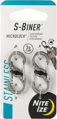 Nite Ize - S-Biner MicroLock Keychains - Package of 2 - STAINLESS