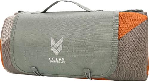 CGear Multimats - Sandlite Sand-Free Mat - ORANGE ZIG ZAG